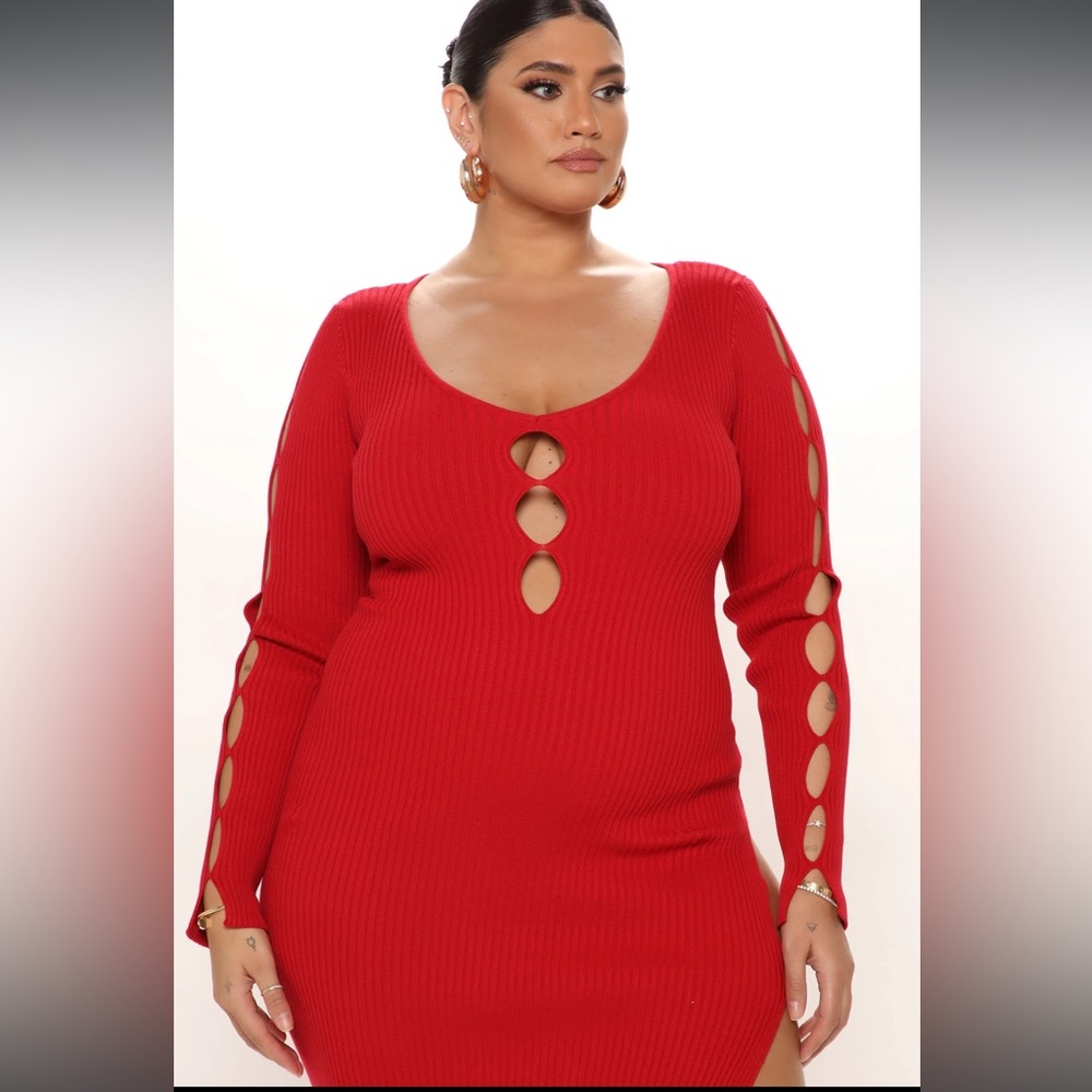 Fashionnova forgot about u sweater midi dress size 3x